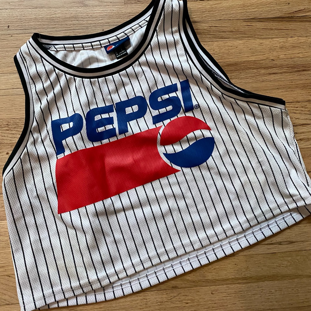 Vintage Cropped Pepsi Jersey
